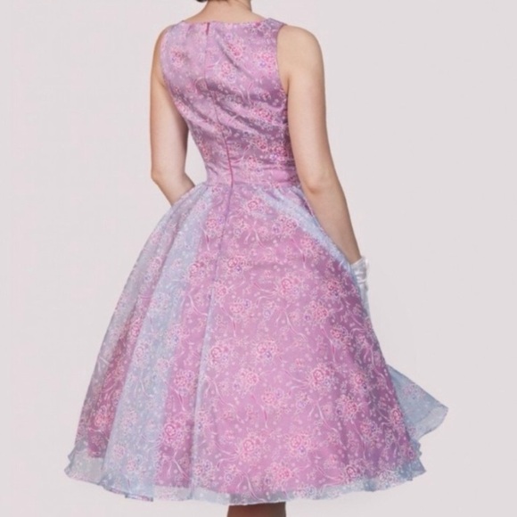 Tatyana Modcloth Belle of the Ball Blue Pink Aurora Disney Princess Dress XXL - Picture 2 of 7